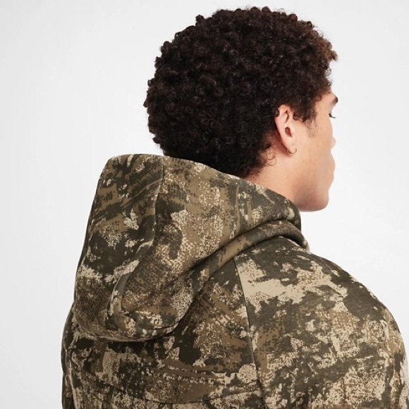 Nike Tech Fleece Full Zip Windrunner Hoodie Camo Men’s Sz Small HV5055-276 - Picture 8 of 10